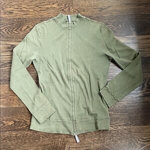 Three dots zip up supima cotton cardigan size XL